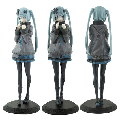 New 2026 Desktop Cute 8.07inch Hatsune Miku Kwaii Style Anime Figure Toys PVC Model Collector Doll Birthday Gift Beauty World Shop