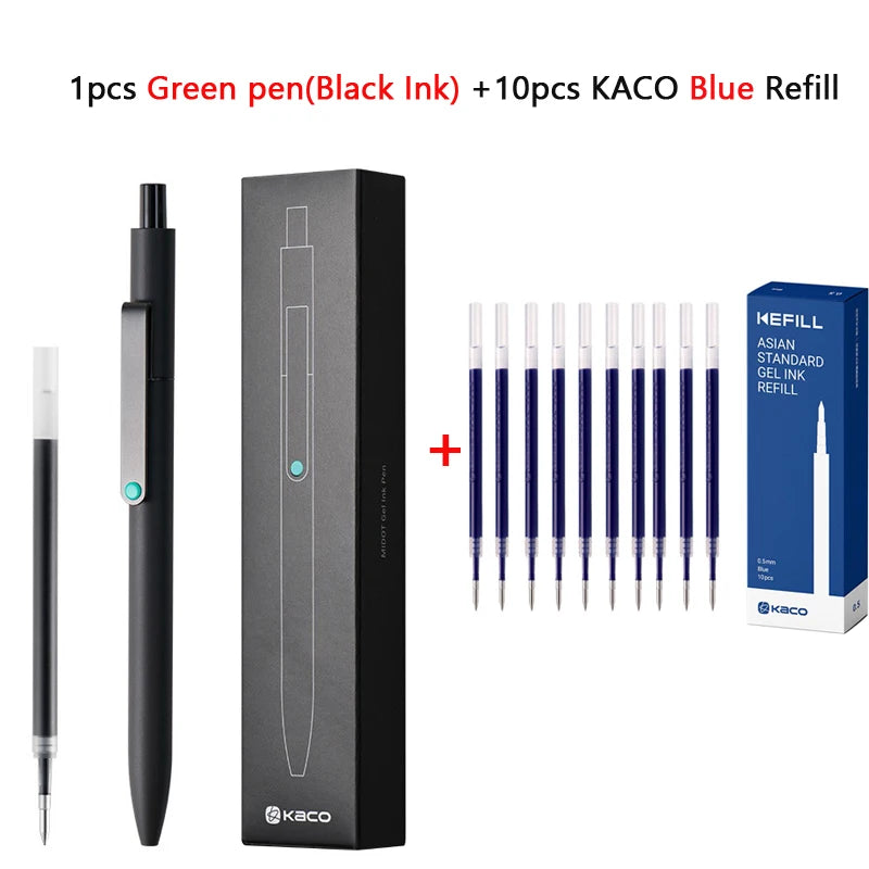 KACO 0.5mm MIDOT Gel Ink Pens, Quick-drying Press Smooth Writing Pen, High Volume for Taking Exams Grading Homework Doing Papers Beauty World Shop