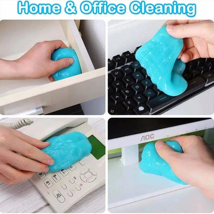Car Cleaning Gel Slime Magic Mud Auto Interior Computer Keyboard Dirt Clean Dust Remover Gel Car Wash Interior Cleaning Tools Beauty World Shop