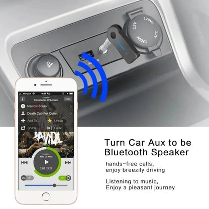 XIKCU Bluetooth Audio Receiver Stereo 3.5mm Jack AUX Bluetooth Adapter MP3 Car Transmitter Wireless Speaker Headphone Adapter Beauty World Shop