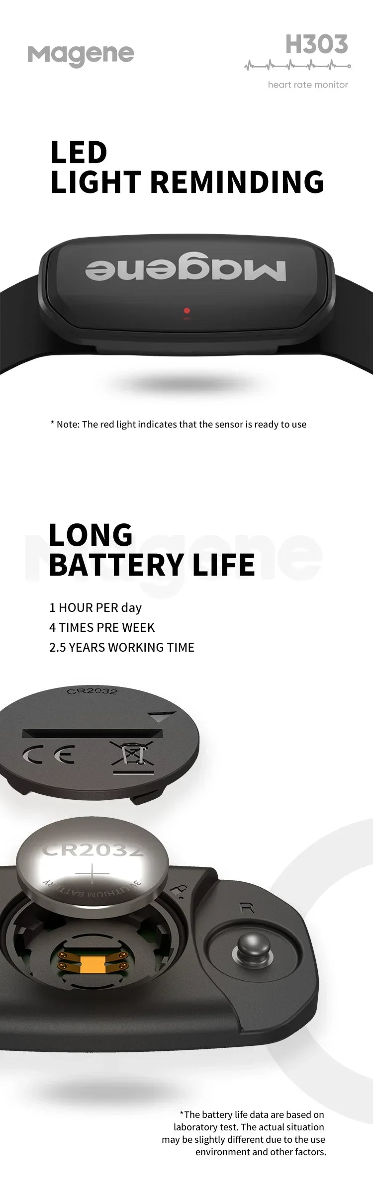 Magene H303 H64 Heart Rate Monitor Mover Sensor Dual ANT Bluetooth With Chest Strap Cycling Computer Bike Wahoo Garmin Sports Beauty World Shop