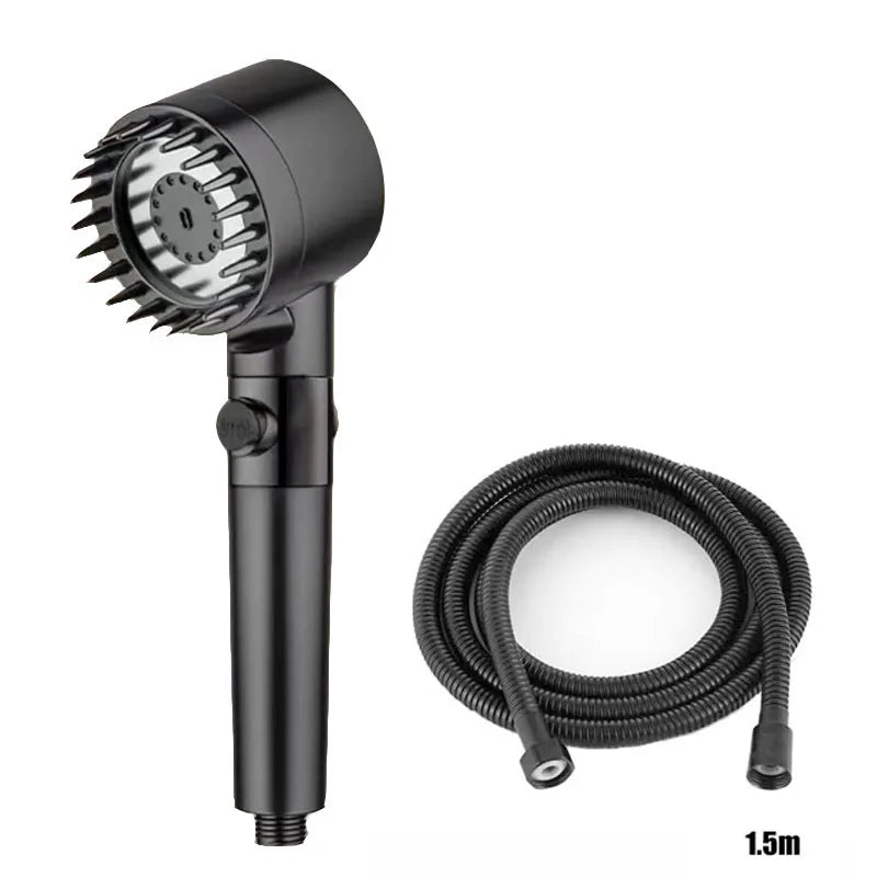 Shower head Shower Filter with Four Modes Bathroom Accessories Head Massage Shower Accessories Shower Knobs Home Furnishings Beauty World Shop