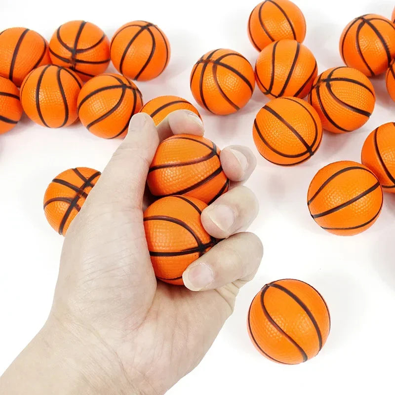 6/12/24pcs Mini Basketball Party Favors Squishy Mini Stress Ball Basketball Sports Bouncy Stress Balls School Reward Fidget Toys Beauty World Shop