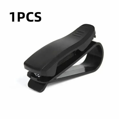 2PCS Universal Car Auto Sun Visor Glasses Box Sunglasses Clip Card Ticket Holder Fastener Pen Case Eyeglasses Clips Accessories Beauty World Shop