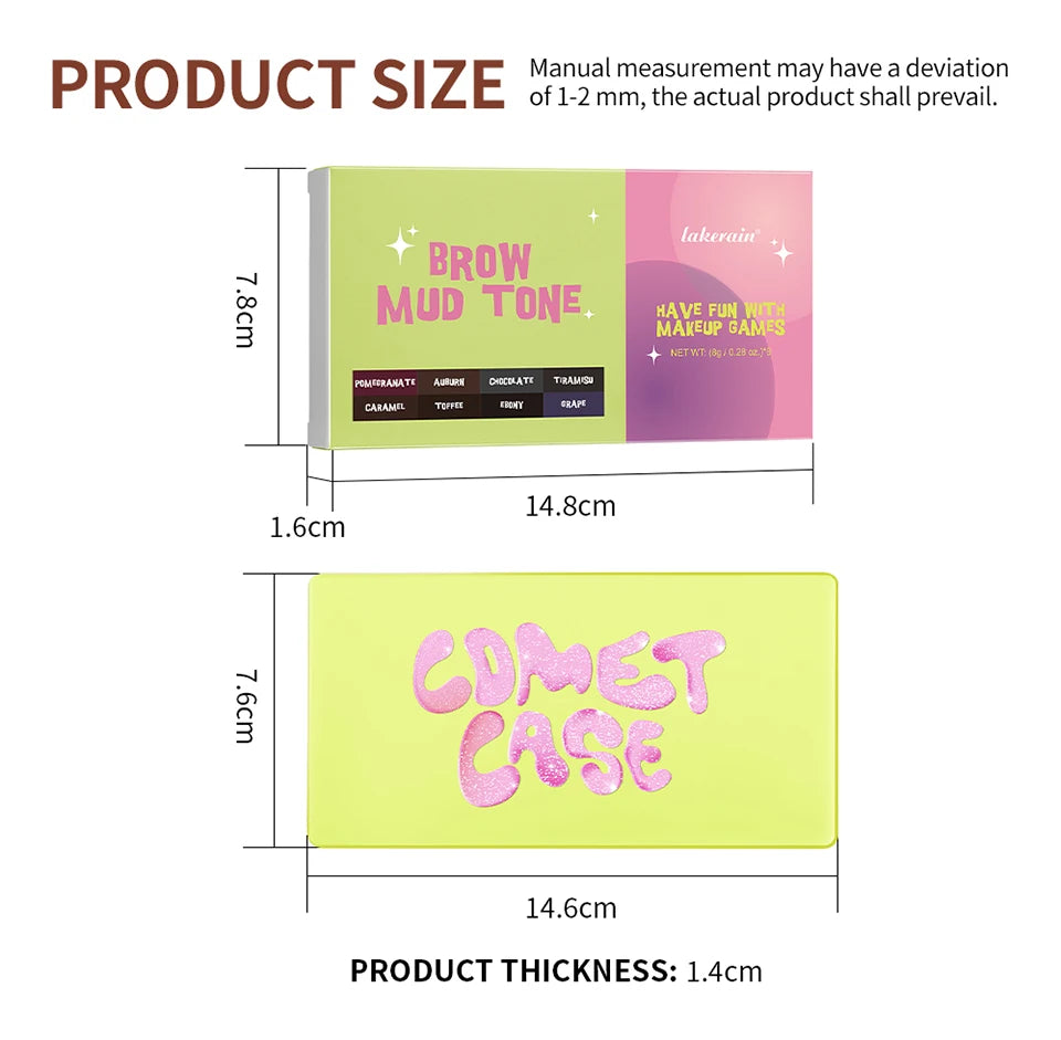 Curve Case Cream Eyebrow Cream Blush Highlighter Palette Matte Shimmer Finishes Shadow Tones Long-Lasting Cosmetics Beauty World Shop