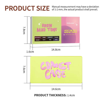 Curve Case Cream Eyebrow Cream Blush Highlighter Palette Matte Shimmer Finishes Shadow Tones Long-Lasting Cosmetics Beauty World Shop