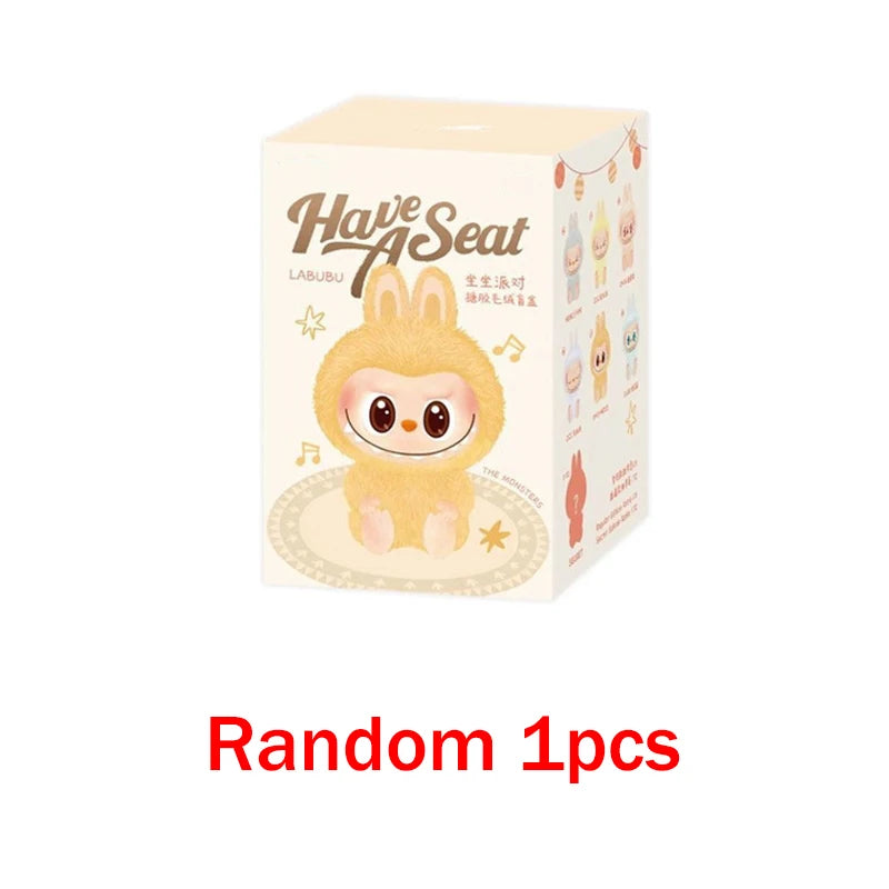 Blind Box For Popmart Labubu The Monsters Macarons Lisa Same Heart Vinyl Base Series Trendy Toy Decorations Birthday Gifts Beauty World Shop