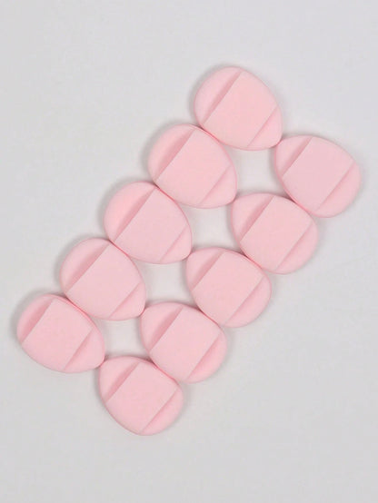 10/50Pcs Finger Cushion Powder Puff,With Air Cushion Powder Puff, Latex-Free Blending Sponge And Makeup Puff Beauty World Shop