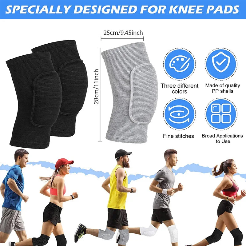 WorthWhile Dancing Knee Pads for Volleyball Yoga Women Kids Men Patella Brace Support EVA Kneepad Fitness Protector Work Gear Beauty World Shop
