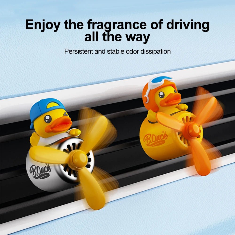 Cool Bear Pilot Car Air Freshener Rotating Propeller Air Outlet Perfume Fragrance Flavoring 자동차 공기 청정기 Accessories 방향제 차량용 Beauty World Shop