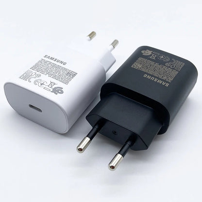 Samsung 25W Super Fast Charger Usb Type C Cargador Adapter For Galaxy S24 S23 S20 S21 S22 Plus A54 A34 Adapter Z Flip Fold 5 6 4 Beauty World Shop