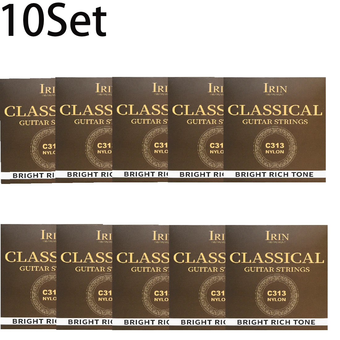 6 Pcs Strings Classical Guitar Strings Black Clear Nylon Guitarra Strings Sliver Plated Copper Wound String Guitar Accessories Beauty World Shop