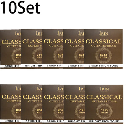 6 Pcs Strings Classical Guitar Strings Black Clear Nylon Guitarra Strings Sliver Plated Copper Wound String Guitar Accessories Beauty World Shop