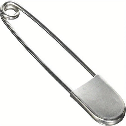 1pc Large Stainless Steel Safety Pin, Heavy Duty Oversize Pins for Laundry, Upholstery, Blankets, Quilting, Fashion Decor Beauty World Shop
