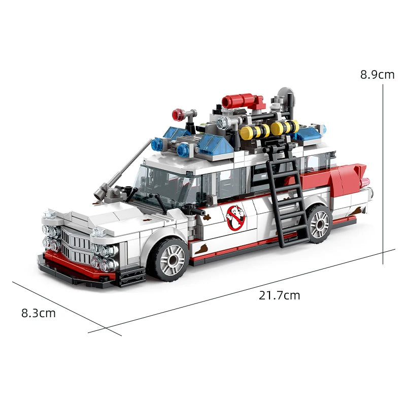 Creative Ghostbusters ECTO-1 Vehicle Technical Building Blocks Racing Car Model Car Assembly Bricks Toys for Kids Adult gifts Beauty World Shop