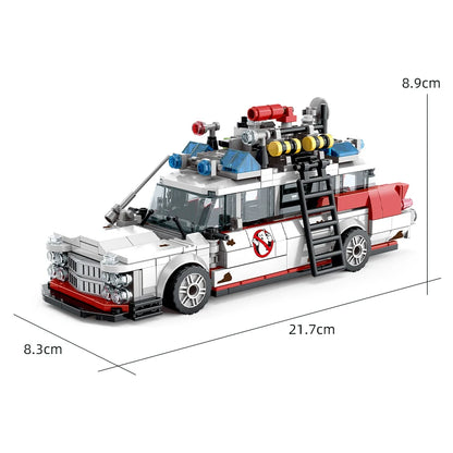 Creative Ghostbusters ECTO-1 Vehicle Technical Building Blocks Racing Car Model Car Assembly Bricks Toys for Kids Adult gifts Beauty World Shop