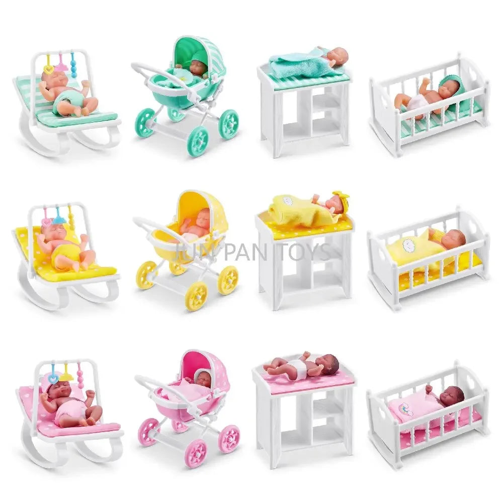 Zuru 5 Surprise Mini Brands Toys My Mini Baby Surprise Doll Cute Gift Miniature Toy Decoration Birthday Gift for Kids Toys Beauty World Shop