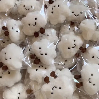 10Pcs/Set Lovely Plush White Cloud Keychain Pendant Toys Wholesale Price Beauty World Shop