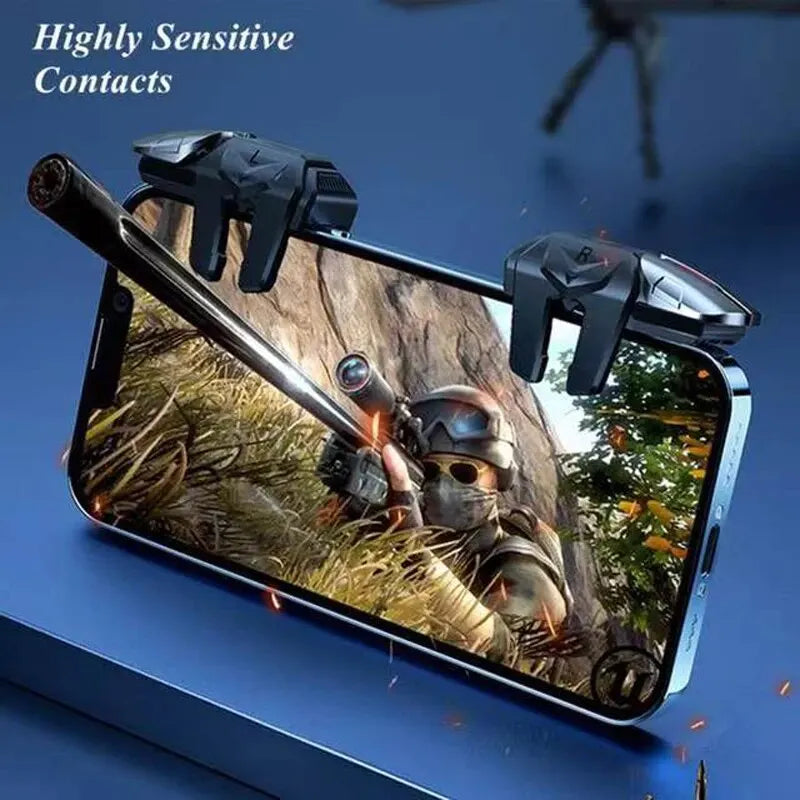 G21 Mobile Gam-ing Triggers Ergonomic Trigger Retractable Phone Game Controller Avoid Sensitive Shot Aim Buttons Minimal Plug Beauty World Shop