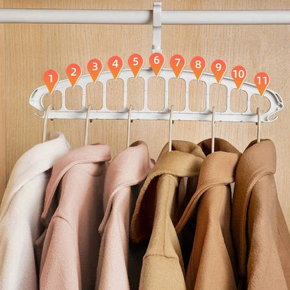 New Clothes Hanger Closet Organizer Space Saving Hanger Multi-port Clothing Rack Plastic Scarf Storage hangers for clothes Beauty World Shop
