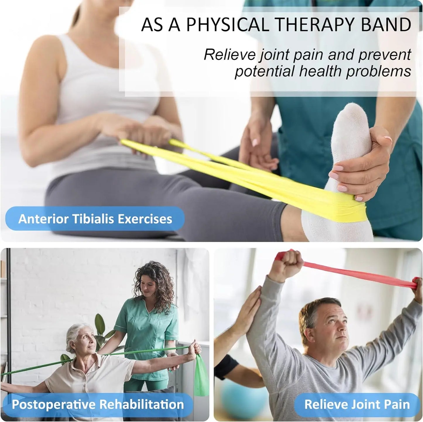 Yoga Physiotherapy Elastic Band, Gym Resistance Band, Sports Stretching Training Rope, Pilates Stretching Film, Fitness Equiment Beauty World Shop