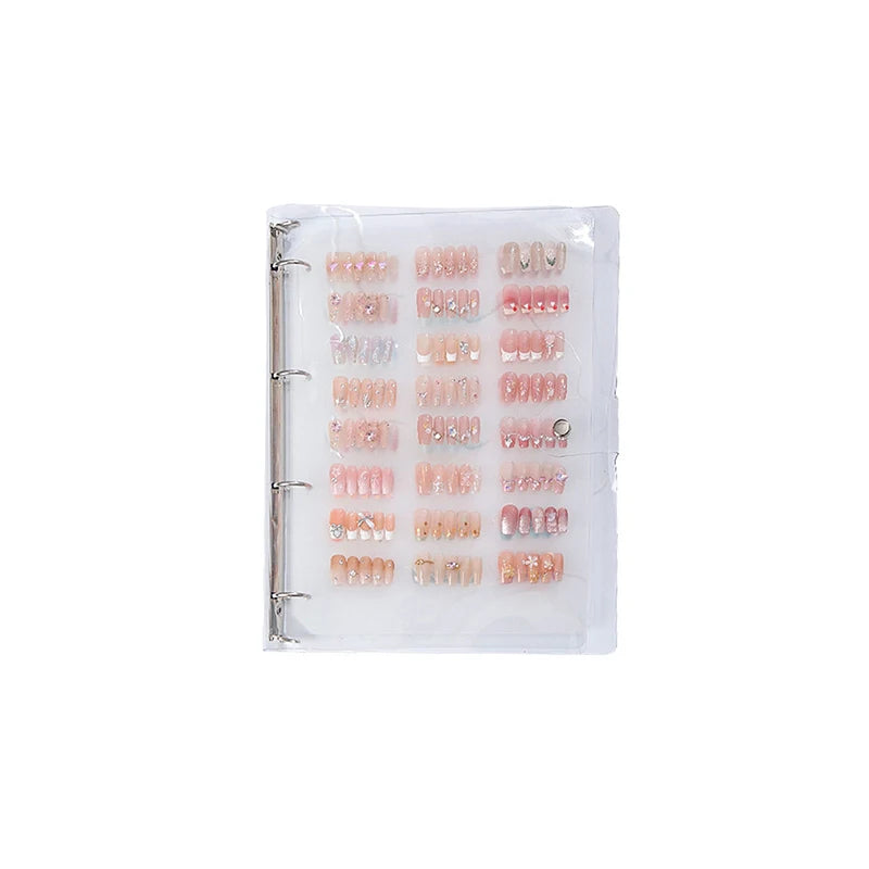 Nail Art Piece Storage Book Large Capacity Exhibition Photo Album Card Clip Display Board DIY Simple Album Storage Book Beauty World Shop