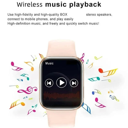 2025 New Smartwatch For Men Android IOS Phone 1.73" Screen Bluetooth Call Blood Oxygen Pressure Monitoring Smart Watch Women Beauty World Shop