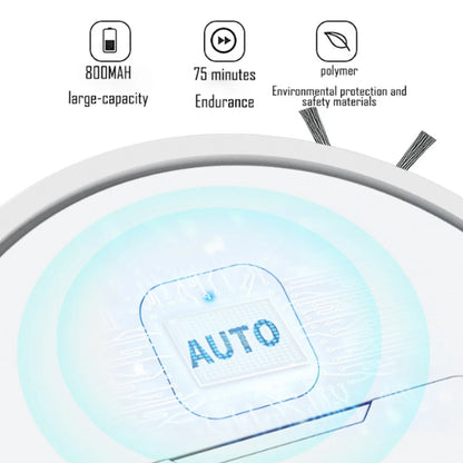 Robotic Vacuum and Mop Combo Automatic Cleaning Sweeping Machine USB Rechargeable Quiet Cleaning for Pet Hair Carpets and Floors