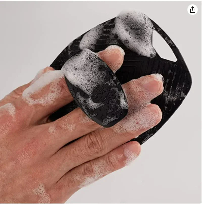 1pc Soft Silicone Body Cleansing Brush For Exfoliation Convenient Practical Easy To Clean Pamper Yourself Silicone Bath Brush Beauty World Shop