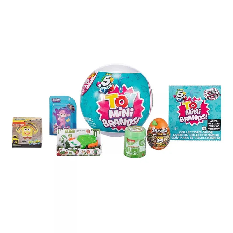 5 Surprise Mini Brands Series 1 by ZURU Mystery Real Miniature Collectible Toy Capsule Anime Figure Toy Birthday Surprise Gift Beauty World Shop