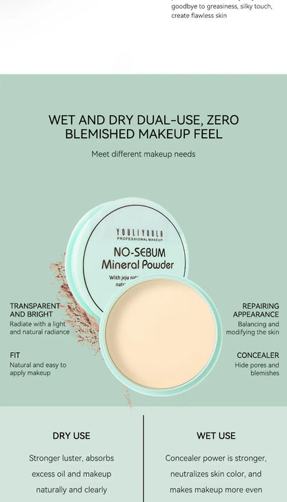 Setting Powder Miracle - Oil Control, Smooth Finish, Non-Cakey, Long-Lasting Wear with Waterproof and Sweat-Resistant Formula Beauty World Shop