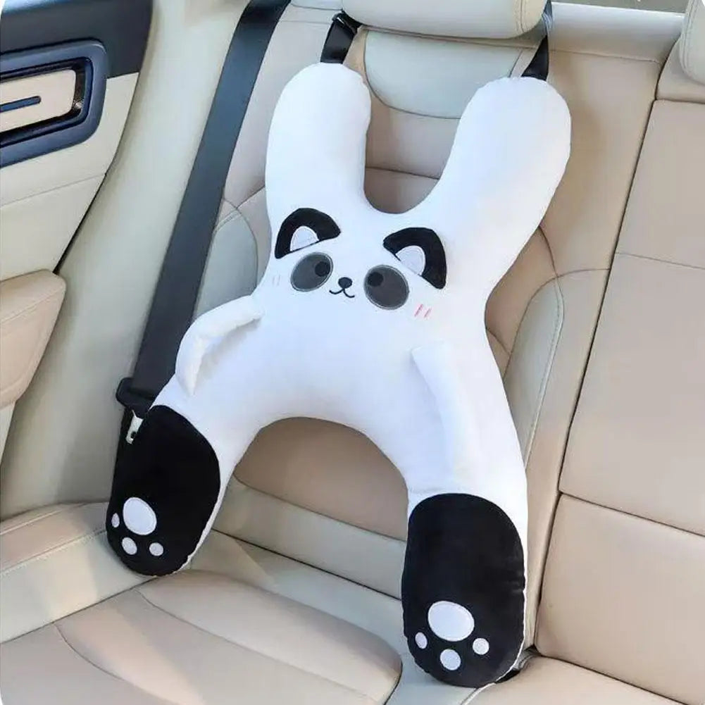 1Set Car Cute Cartoon Pillow Car Mounted Child Sleeping Pillow Car Removable Comfortable Breathable Headrest Lumbar Support Beauty Trend Shop