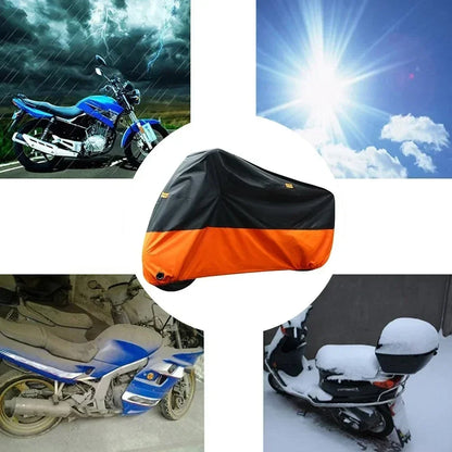 Motorcycle Thick 190T Waterproof Universal Outdoor Uv Electric Bike Protective Motorbike Dust Rain Sunshade Cover for All Season Beauty World Shop