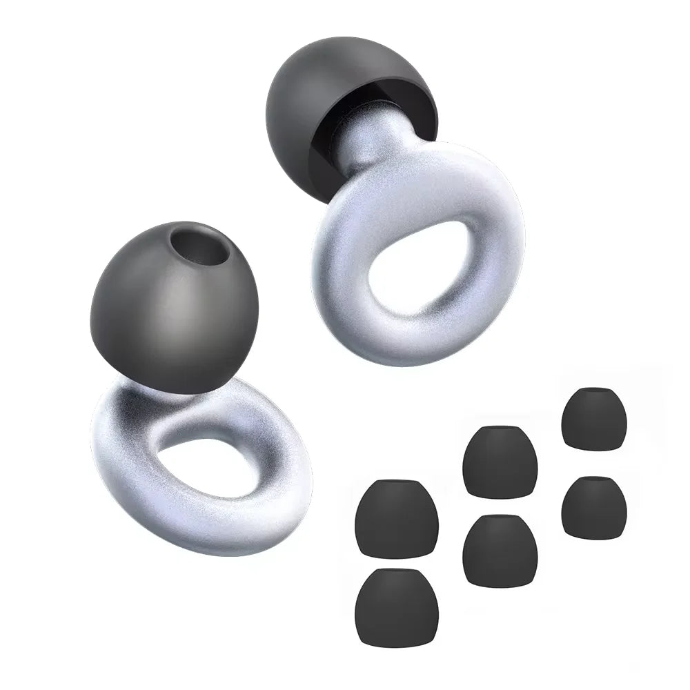 Silicone Earplugs for Swimming Sleep Noise Cancel Noise Reduction-Soundproof Reduce Disturbances -Quality loop Earplugs Beauty World Shop