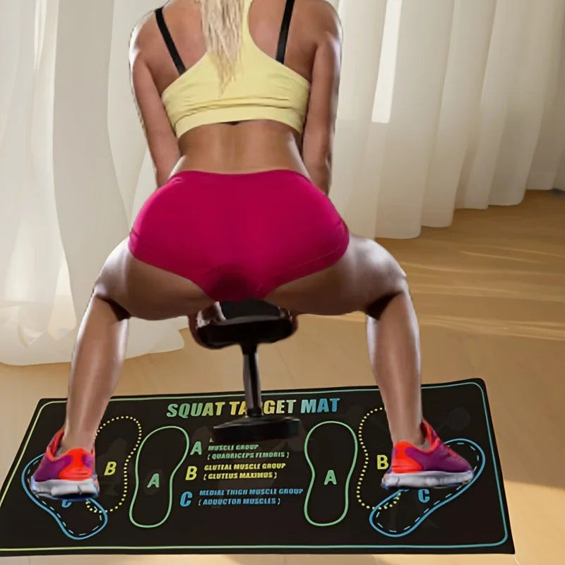 Anti-Slip Squat Pad Set, Durable Training Mats for Home & Gym Use, Non-Skid Exercise Equipment, Ideal for Fitness Enthusiasts Beauty World Shop