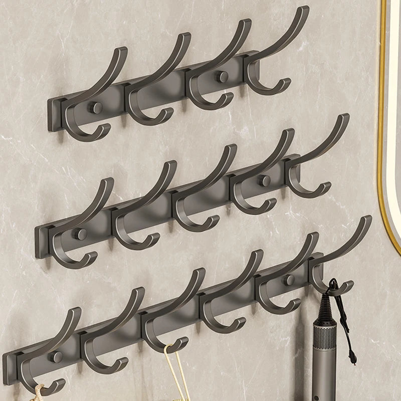 no drill Door Behind Hook Storage Wall Hanging Clothes Hanger Coat Hook Punch-free Bathroom Hanger Bedroom Organizer Storage Kit Beauty World Shop