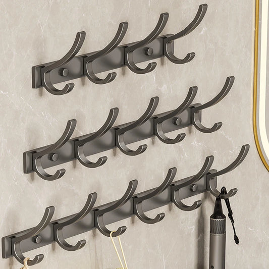 no drill Door Behind Hook Storage Wall Hanging Clothes Hanger Coat Hook Punch-free Bathroom Hanger Bedroom Organizer Storage Kit Beauty World Shop