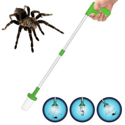 Foldable household tool spider catcher clip insect catcher cute catcher Abs household outdoor Beauty World Shop