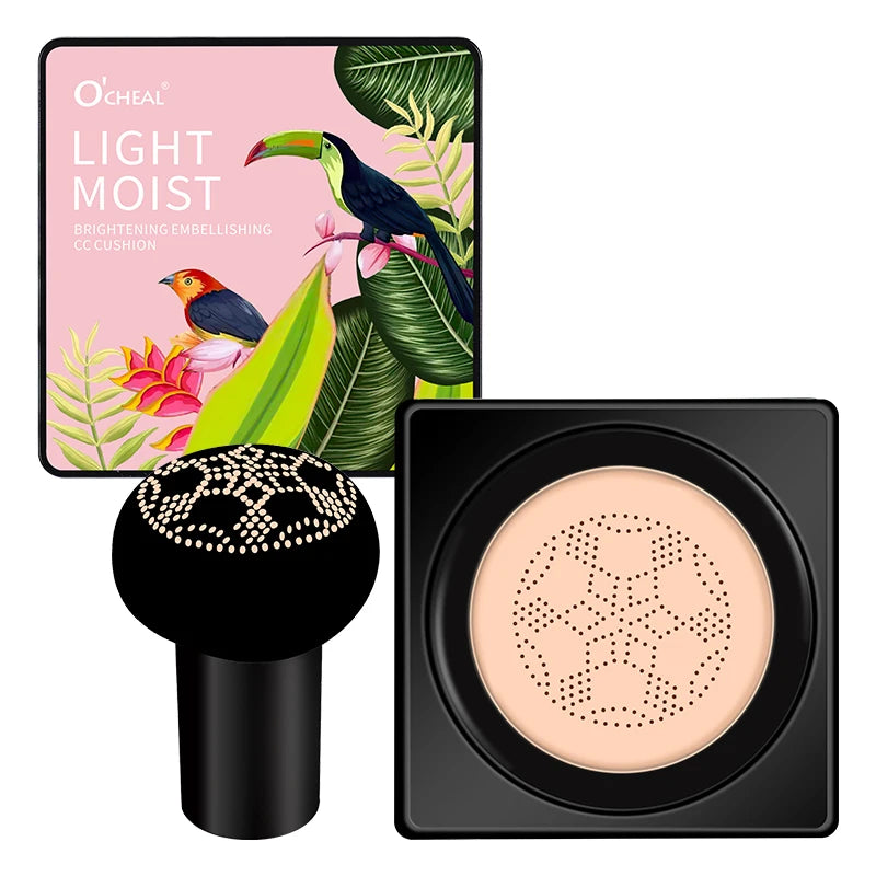OCHEAL Mushroom Head BB Cream Foundation Cream for Face Makeup Concealer Cushion for Face Base Cream Makeup Cushion Compact Beauty World Shop