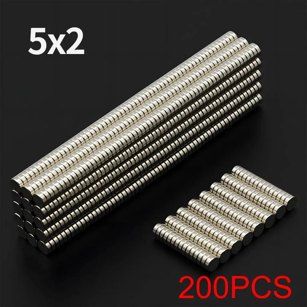 Powerful Neodymium Magnet N35 NdfeB Permanent Magnetic imanes Round Super Strong Fridge Magnets DIY 2/4/5/6/8/10x2/3mm Beauty World Shop