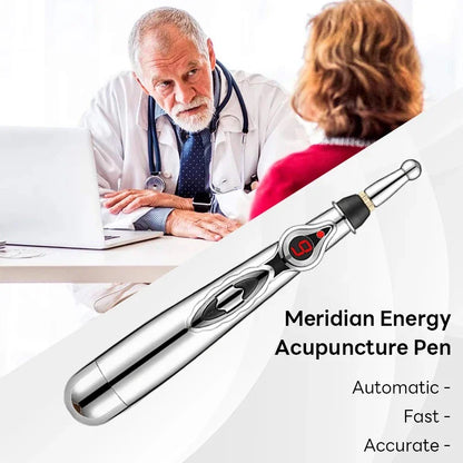 Electronic Acupuncture Pen Acupuncture Point Meridian Energy Meridian Massage Acupuncture Acup Pain Relieving Health Care Tool Beauty World Shop