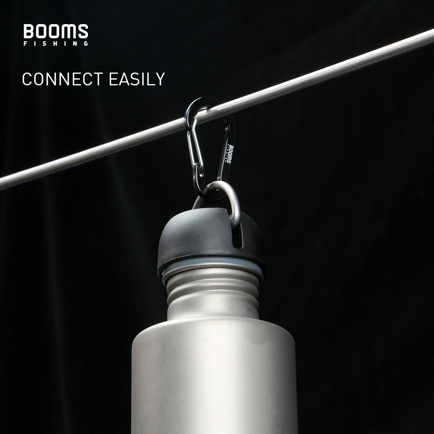 Booms Fishing CC1 Steel Small Carabiner Clips Outdoor Camping  Multi Tool  Fishing Acessories 6pcs Beauty World Shop