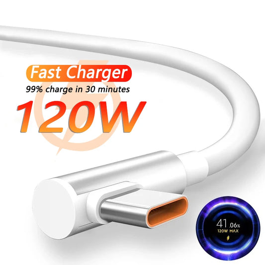 120W Fast Charger For Xiaomi 14 13 12 11 Pro Ultra Lite USB A To Type C Quick Charging Phone Cable For Note 12 Accessories Beauty World Shop