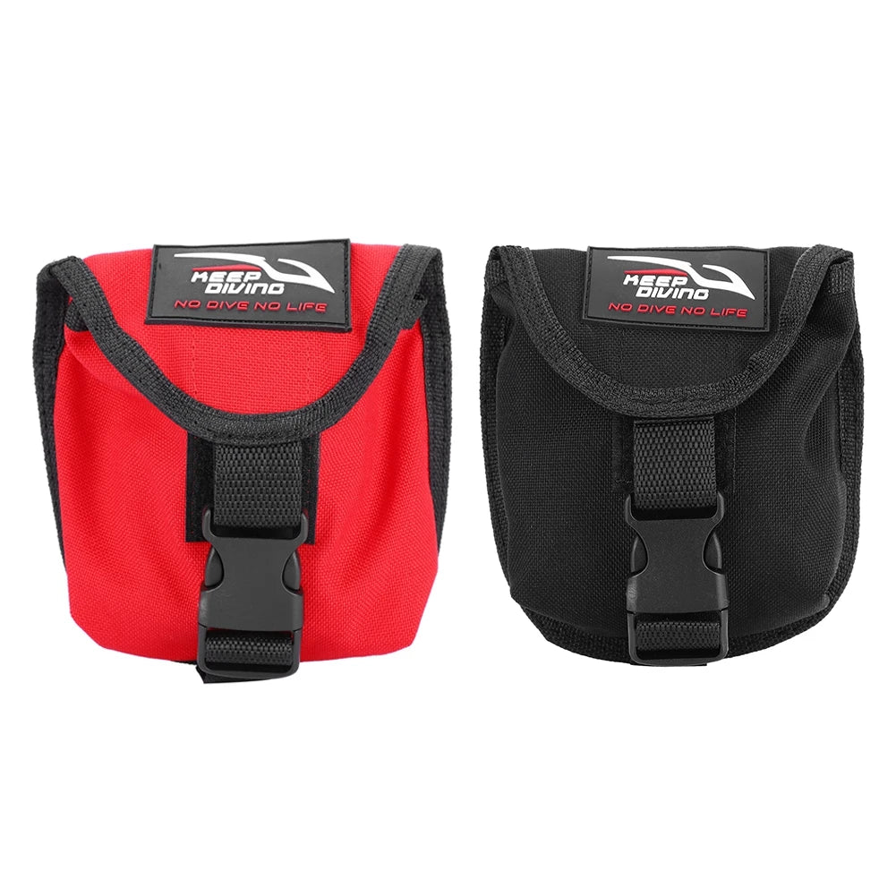 KEEP DIVING Diving Weight Pocket 2KG Scuba Diving Weight Belt Pocket with Quick Release Buckle Beauty World Shop