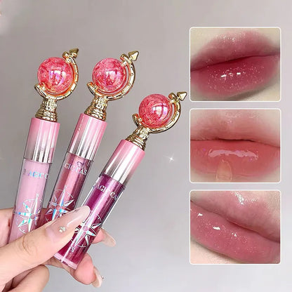 MAGIC CASA Shimmering Lip Gloss — Hydrating and Moisturizing, Mirror Finish, Plumping Glass-Like Lips Beauty Trend Shop