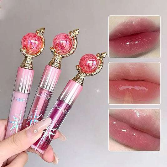 MAGIC CASA Shimmering Lip Gloss — Hydrating and Moisturizing, Mirror Finish, Plumping Glass-Like Lips Beauty Trend Shop