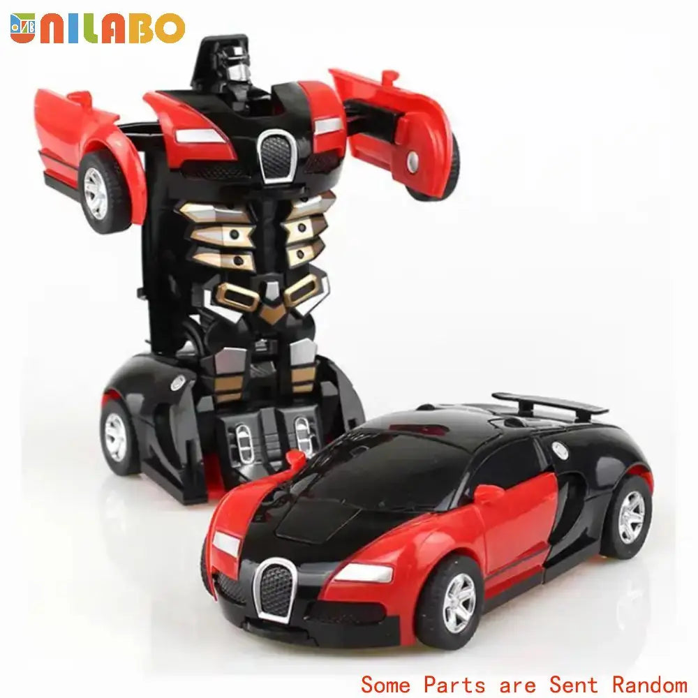 Amazing Transforming Sports Car Deformation Toy, Inertial Sliding Racing Bike, Automatic Transform, Incredible Boys Gift Idea! Beauty Fashion