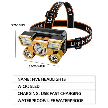 Powerful Rechargeable Head Flashlight for Fishing Led Headlamp Nitecore Camping Headlights Hunting Torch Hiking Front Lanterns Beauty World Shop