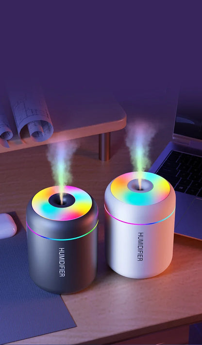 180ML Mini Air Humidifier USB Electric Aroma Diffuser Essential Oil Purifier Aromatherapy Mist Maker Lights For Car Home Bedroom Beauty World Shop