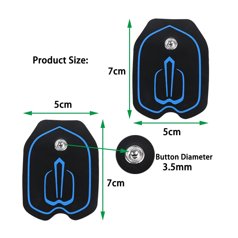 Electrode Pads Conductive Gel Physiotherapy Tens Therapeutic Pulse Pressure Electrical Compex Muscle Stimulator Massage Patches Beauty World Shop